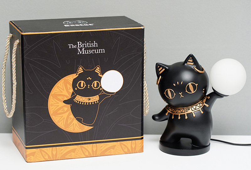 大英博物馆创意猫咪氛围灯摆件